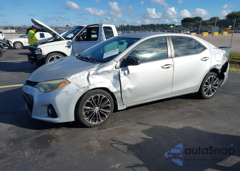 2014 Toyota Corolla S Plus из США, поврежденный, VIN 2T1BURHE7EC146927